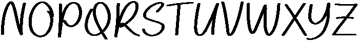 GEULIS Regular otf (400) Font UPPERCASE