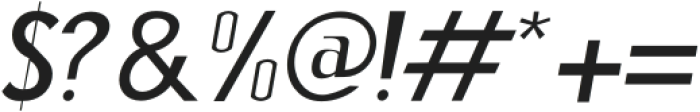 Gealman Thin Italic otf (100) Font OTHER CHARS