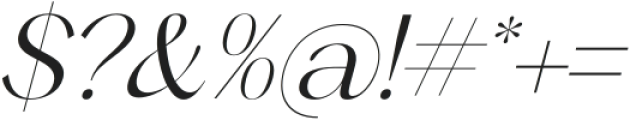 Gealova Italic otf (400) Font OTHER CHARS