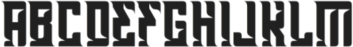 Geams Regular otf (400) Font UPPERCASE