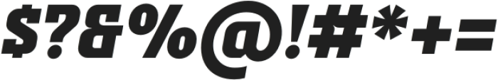 Gearzero Italic otf (400) Font OTHER CHARS