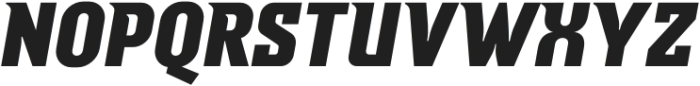 Gearzero Italic otf (400) Font UPPERCASE