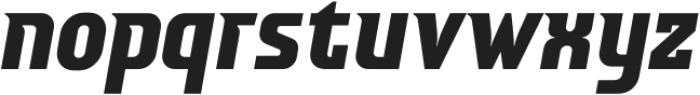 Gearzero Italic otf (400) Font LOWERCASE