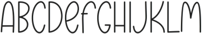 Gebehole Regular otf (400) Font LOWERCASE