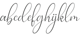 Gebiyar Regular otf (400) Font LOWERCASE