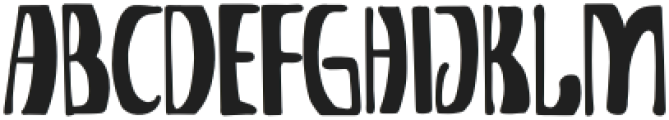 Gebook Scribble Regular otf (400) Font UPPERCASE