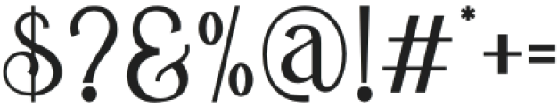 Geconda Regular otf (400) Font OTHER CHARS