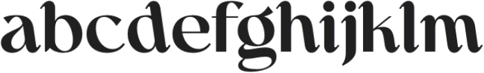 Gecora Regular otf (400) Font LOWERCASE