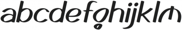 Gedrick Italic otf (400) Font LOWERCASE