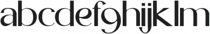 Geefray otf (400) Font LOWERCASE