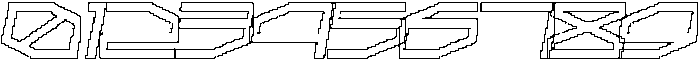 Gefalent Pixel Outline otf (400) Font OTHER CHARS