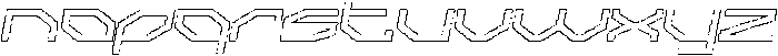 Gefalent Pixel Outline otf (400) Font LOWERCASE