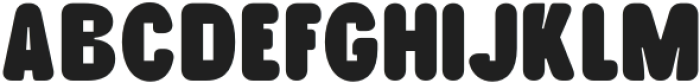 GefarinRounded-Regular otf (400) Font UPPERCASE