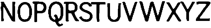 Gefo ttf (400) Font LOWERCASE