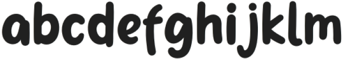 Gefuh-Regular otf (400) Font LOWERCASE
