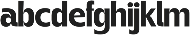 Gegant-Bold otf (700) Font LOWERCASE