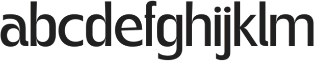 Gegant Medium otf (500) Font LOWERCASE