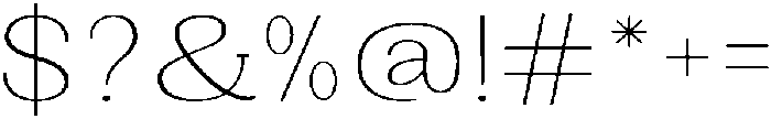 Gegisa Extra Light Expanded otf (200) Font OTHER CHARS