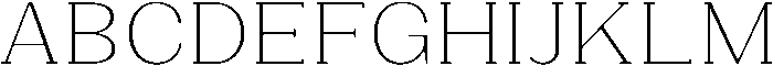Gegisa Extra Light Expanded otf (200) Font UPPERCASE
