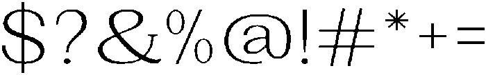 Gegisa Light Expanded otf (300) Font OTHER CHARS