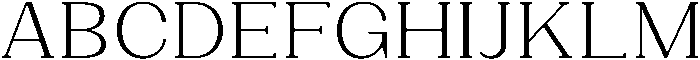 Gegisa Light Expanded otf (300) Font UPPERCASE