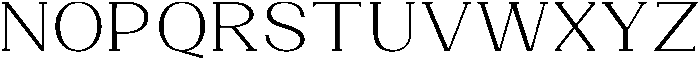 Gegisa Light Expanded otf (300) Font UPPERCASE