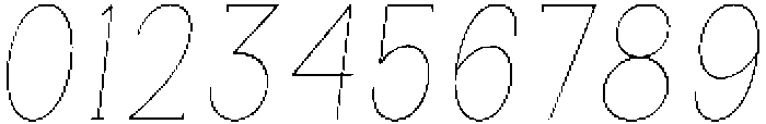 Gegisa Thin Condensed Slant otf (100) Font OTHER CHARS