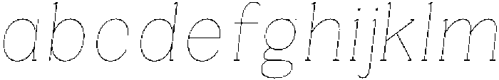 Gegisa Thin Condensed Slant otf (100) FONT