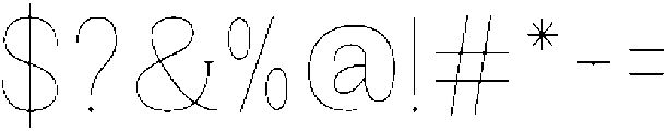 Gegisa Thin Condensed otf (100) Font OTHER CHARS