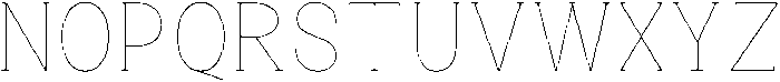 Gegisa Thin Condensed otf (100) Font UPPERCASE