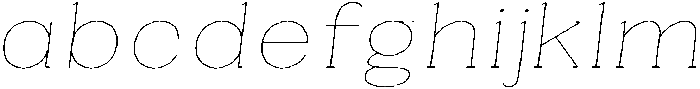 Gegisa Thin Expanded Slant otf (100) FONT