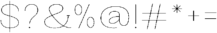 Gegisa Thin Expanded otf (100) Font OTHER CHARS
