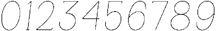Gegisa Thin Slant otf (100) Font OTHER CHARS