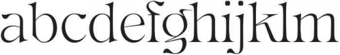 Gegor Extra Light otf (200) Font LOWERCASE