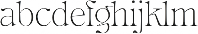 Gegor Thin otf (100) Font LOWERCASE
