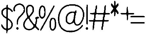Gehu ttf (400) Font OTHER CHARS
