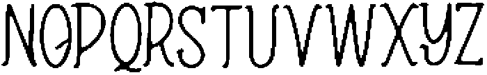 Gehu ttf (400) Font LOWERCASE