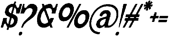 Geiflano Soft Extra Condensed Slanted otf (400) Font OTHER CHARS