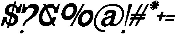 Geiflano Soft Semi Condensed Slanted otf (400) Font OTHER CHARS