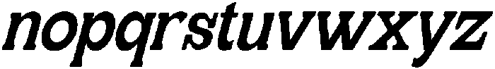 Geiflano Soft Semi Condensed Slanted otf (400) Font LOWERCASE
