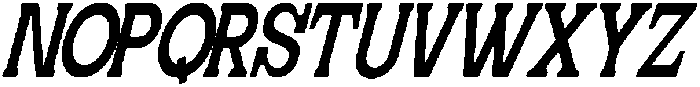 Geiflano Soft Ultra Condensed Slanted otf (900) Font UPPERCASE