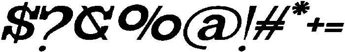 Geiflano Soft Ultra Expanded Slanted otf (900) Font OTHER CHARS
