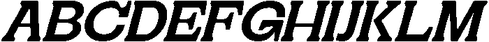Geiflano Soft Ultra Expanded Slanted otf (900) Font UPPERCASE