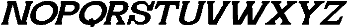Geiflano Soft Ultra Expanded Slanted otf (900) Font UPPERCASE