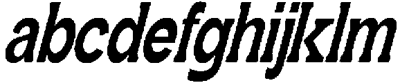 Geiflano Ultra Condensed Slanted otf (900) FONT