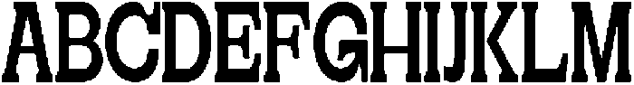 Geiflano Ultra Condensed otf (900) Font UPPERCASE
