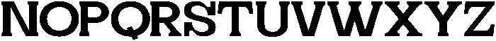 Geiflano Ultra Expanded otf (900) Font UPPERCASE