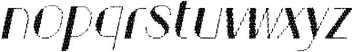 Geizla Disco Italic otf (400) Font LOWERCASE