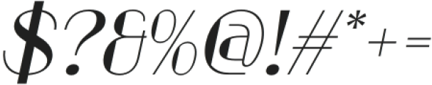 Geizla Italic otf (400) Font OTHER CHARS