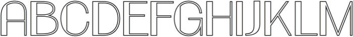 Geizla Outline otf (400) Font UPPERCASE